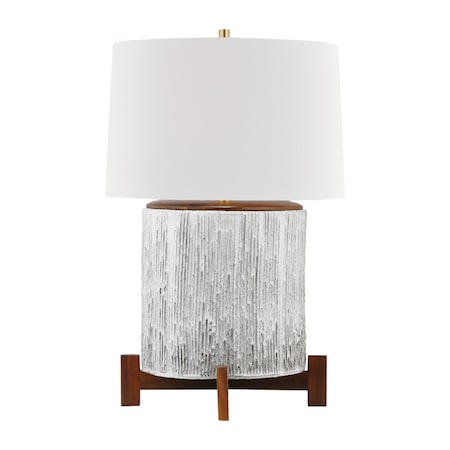 Hudson Valley Lighting One Light Table Lamp L1842-AGB/OW